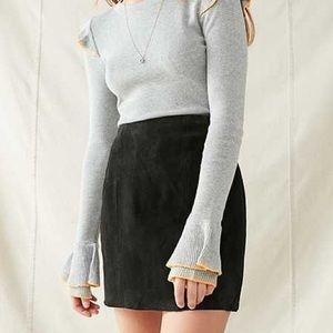 Urban Outfitters Vintage Suede Mini skirt
